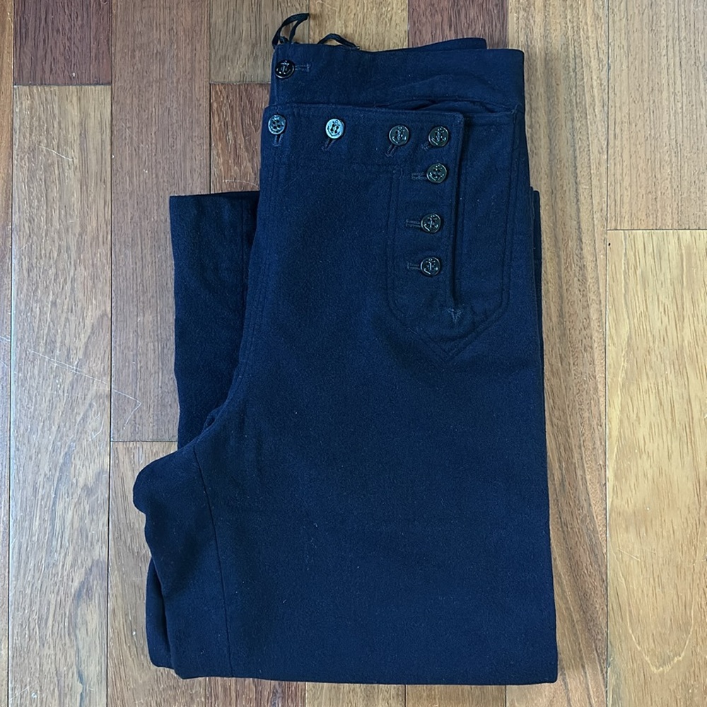 US NAVY Wool Trouser Pants Circa 1940 Rare + HTF